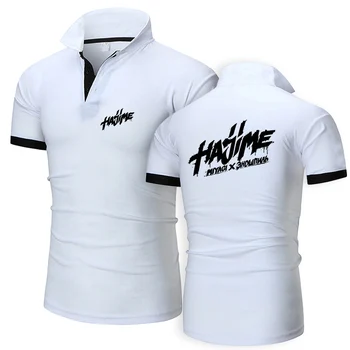 2023 Новая мужская модная Летняя рубашка Поло с принтом Miyagi Andy для делового отдыха с коротким рукавом Harajuku Joker