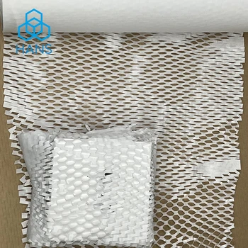 38 см x 5 м Шестигранная Буферная подушка Упаковка из рулона пергаментной Крафт-бумаги Honeycomb Craft Packaging Крафт-оберточная бумага Honeycomb Wrap