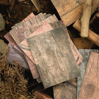 6 шт. /ЛОТ Серия Wood grain workshop ретро креативное украшение DIY бумажный блокнот для заметок