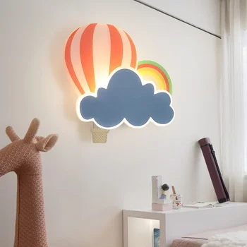 8 Вт 12 Вт Симпатичный настенный светильник для прохода, прикроватная тумбочка для детской спальни, настенное украшение для помещений, светильники для лестничного пролета, бра для дизайна облаков