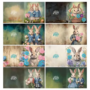 8 Упаковок DIY 5D Diamond Art Painting Наборы пасхальных открыток с бриллиантами Happy Easter Bunny Поздравительные открытки с бриллиантами для семьи и друзей