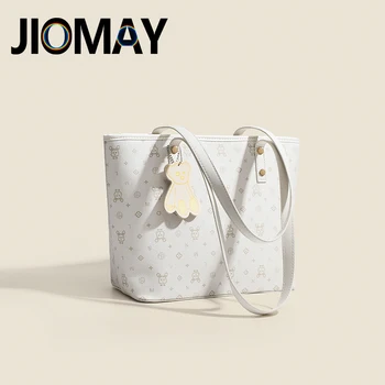 JIOMAY, милая сумка на плечо, роскошные дизайнерские сумки из высококачественной искусственной кожи для прогулок, сумка для тренера, косметичка