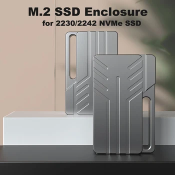 M.2 NVMe 2230 Корпус SSD-накопителя USB-адаптер 10 Гбит/с USB3.2 Gen2 Портативная Коробка Для M2 2230 2242 NVMe SN740/530/PM991a/BG4/BC711