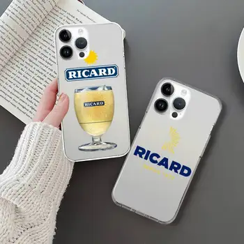 Ricard beer Чехол Для Телефона iPhone 11 12 13 14 Pro Mini XS Max X 8 7 Plus С Прозрачной Оболочкой