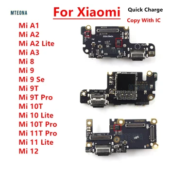 USB Зарядное Устройство Порт Зарядки Гибкий Кабель Плата Док-станции Разъем Для Xiaomi Mi 10T 9T 10 11 11T Pro Mi10T Pro Mi A1 A2 A3 Lite 8 9 SE