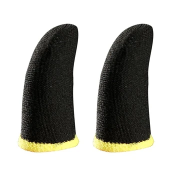 Y1UB 1 пара нескользящих дышащих игровых перчаток для пальцев из углеродного волокна с рукавом на палец