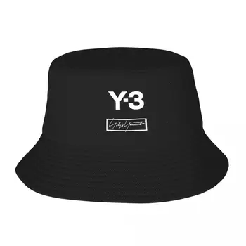 Y3 Логотип Yohji Yamamoto Панама для Женщин, Мужские Летние Солнцезащитные Шляпы Y-3, Уникальный Дизайн для Пеших Прогулок, Рыбацкие Шапки, Прямая Поставка