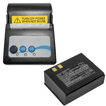 Аккумулятор для портативного принтера CS для принтера Way Systems WAY-S MTT 1510 Цвет черный Емкость 1200 мАч Лучшая цена в течение ограниченного времени