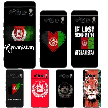 Афганский флаг Афганистана для Google Pixel 8 7 6 Pro 6A 5G Черный чехол для телефона Мягкая противоударная задняя крышка силиконовый чехол из ТПУ