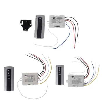 Беспроводная 1-канальная лампа включения/выключения, пульт дистанционного управления, приемник-передатчик L15