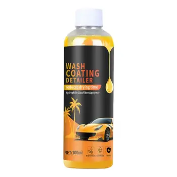 Быстросохнущее средство для мытья автомобильных покрытий с воском, универсальное средство для чистки автомобилей и защитная жидкость для поврежденных автомобилей