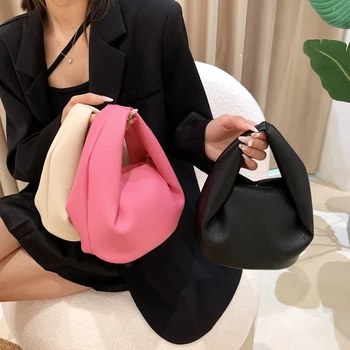 Весенний дизайнерский кошелек из искусственной кожи, розовые сумки Xiuya для женщин 2023, модные мягкие сумки через плечо в корейском стиле