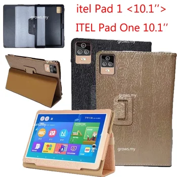 Для ITEL Tablet Pad 1 10,1-дюймовый чехол-держатель из искусственной кожи itel Pad One 10,1-дюймовый чехол-подставка с откидной крышкой Складная подставка