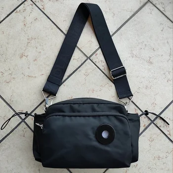 Женская сумка через плечо из высококачественной водонепроницаемой нейлоновой ткани, черная сумка, Новый модный тренд, сумка, подчеркивающая темперамент, Бесплатная доставка