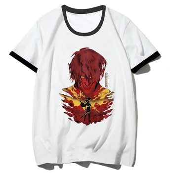 Женская футболка Shingeky No Kyojin, японская футболка для девочек, y2k, одежда в стиле манга.