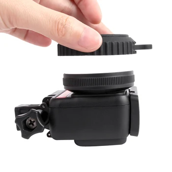 Защитный колпачок для объектива, силиконовый пылезащитный чехол для объектива, черный для аксессуаров для фотоаппаратов Insta 360 ONE R с 1-дюймовым объективом