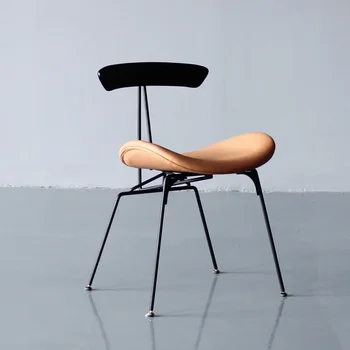 Итальянский Железный обеденный стул в скандинавском индустриальном стиле Ant Chair Дизайнерский одноместный стул для макияжа Net Red Ins Chair