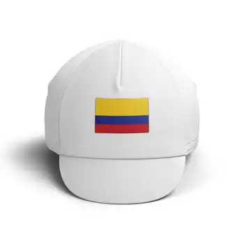 Классические Белые велосипедные кепки Colombia, Профессиональная команда, Дорожный велосипед, Уличная велосипедная шляпа Унисекс