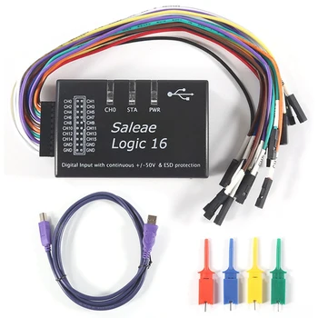 Логический USB-логический анализатор для официальной версии, частота дискретизации 100 М, 16 каналов инструментов