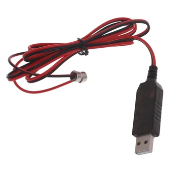 Магнитный USB-кабель для зарядки 18650 26650 14500 16340 Аккумуляторных батарей Универсальный магнитный провод 40JB