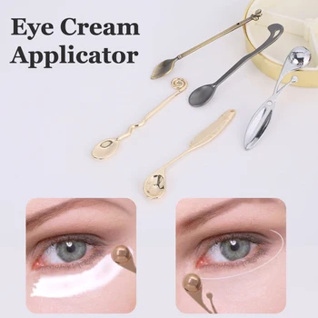 Металлическая ложка для маски для лица, аппликатор крема для глаз Против морщин, шпатели для смешивания, массажные палочки для крема для глаз, инструмент для красоты