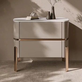 Минималистичный ночной столик с выдвижным ящиком для хранения в спальне, роскошный ночной столик в скандинавском стиле, современная простая мебель Mesita De Noche Dormitorio