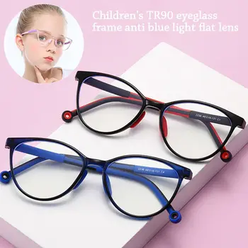 Модная компьютерная защита для глаз, ультралегкая оправа, удобные очки с защитой от синего света, детские очки