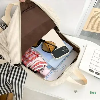 Модный рюкзак L5YC, вельветовый рюкзак, школьная сумка, подходящая для учебы и работы