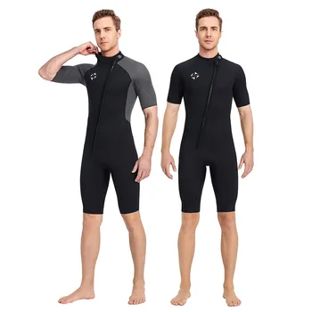 мужской цельный костюм для дайвинга с короткими рукавами толщиной 3 мм, утолщенные шорты для дайвинга, теплый сноркелинг, серфинг, парусная лодка, Cx53