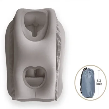 Надувная дорожная подушка нового образца Портативная подушка для подбородка и шеи для самолета автомобиля автобуса поезда Офисной подушки для сна