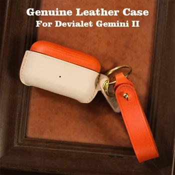 Натуральная Кожа Для Devialet Gemini II Case Роскошный Чехол Из Натуральной Кожи Ручной Работы На Заказ С Bluetooth-наушниками