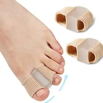 Нетоксичный корректор для пальцев ног, Высокоэластичный силиконовый корректирующий гель для маленьких пальцев ног, ортопедические износостойкие носилки для пальцев ног, средство для ухода за ногами