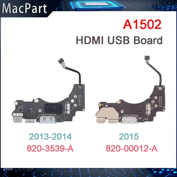 Оригинальная Б/У Плата ввода-вывода USB HDMI Card Reader 820-3539-A 820-00012-A для Macbook Pro Retina 13