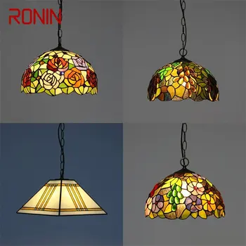 Подвесной светильник RONIN Tiffany, современные креативные красочные светильники, декоративные для домашней столовой