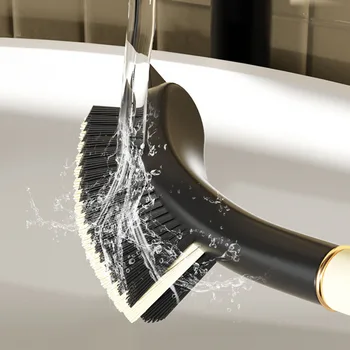 Практичная щетка для чистки стекол Влажная сухая щетка для чистки щелей в ванной комнате