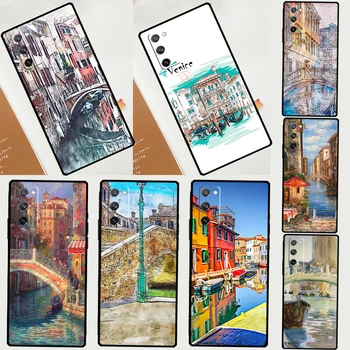 Путешествие Италия Улица Венеция Чехол Для Samsung Galaxy S23 S22 Ultra S21 S20 FE S8 S9 S10 Note 10 Plus Note 20 Ultra Cover