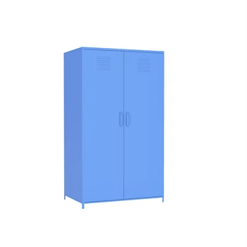 Синий стальной шкаф для хранения
