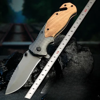 Складной нож, уличный портативный нож для самообороны, уличный нож, острый нож высокой твердости surviva