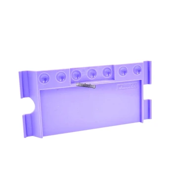 Стоматологический стол для смешивания фиолетового цвета под высоким давлением с 7 слотами водонепроницаемой платы из стоматологической смолы, используемой для окрашивания инструментов для смешивания порошков в