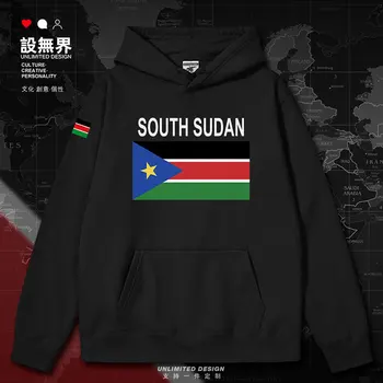 Страна Южный Судан, мужские толстовки, Спортивная одежда, спортивный костюм, толстовка, толстовка с круглым вырезом, осенне-зимняя одежда