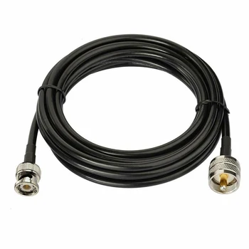 Удлинительный кабель BNC от мужчины к мужчине UHF Антенны PL259