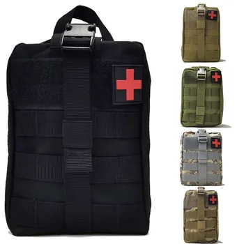 Уличная портативная Медицинская аптечка первой помощи, сумка для экстренных патронов, сумка для выживания в кемпинге, сумка Molle, военно-тактическое охотничье снаряжение