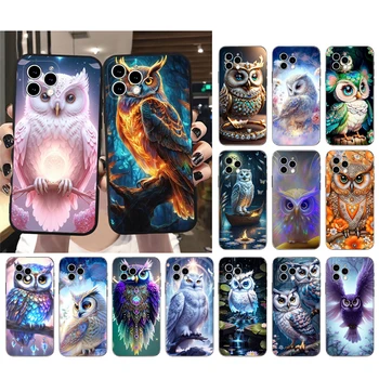 Чехол для телефона Fantasy owl для iphone 15 14 Pro Max 13 12 11 Pro Max XSMax XR 12 13 mini 14 Plus Shell