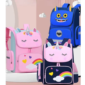 Школьный рюкзак с 3D рисунком, школьные сумки, детский рюкзак для начальной школы, ранец, детская сумка для книг, школьный рюкзак принцессы Mochila